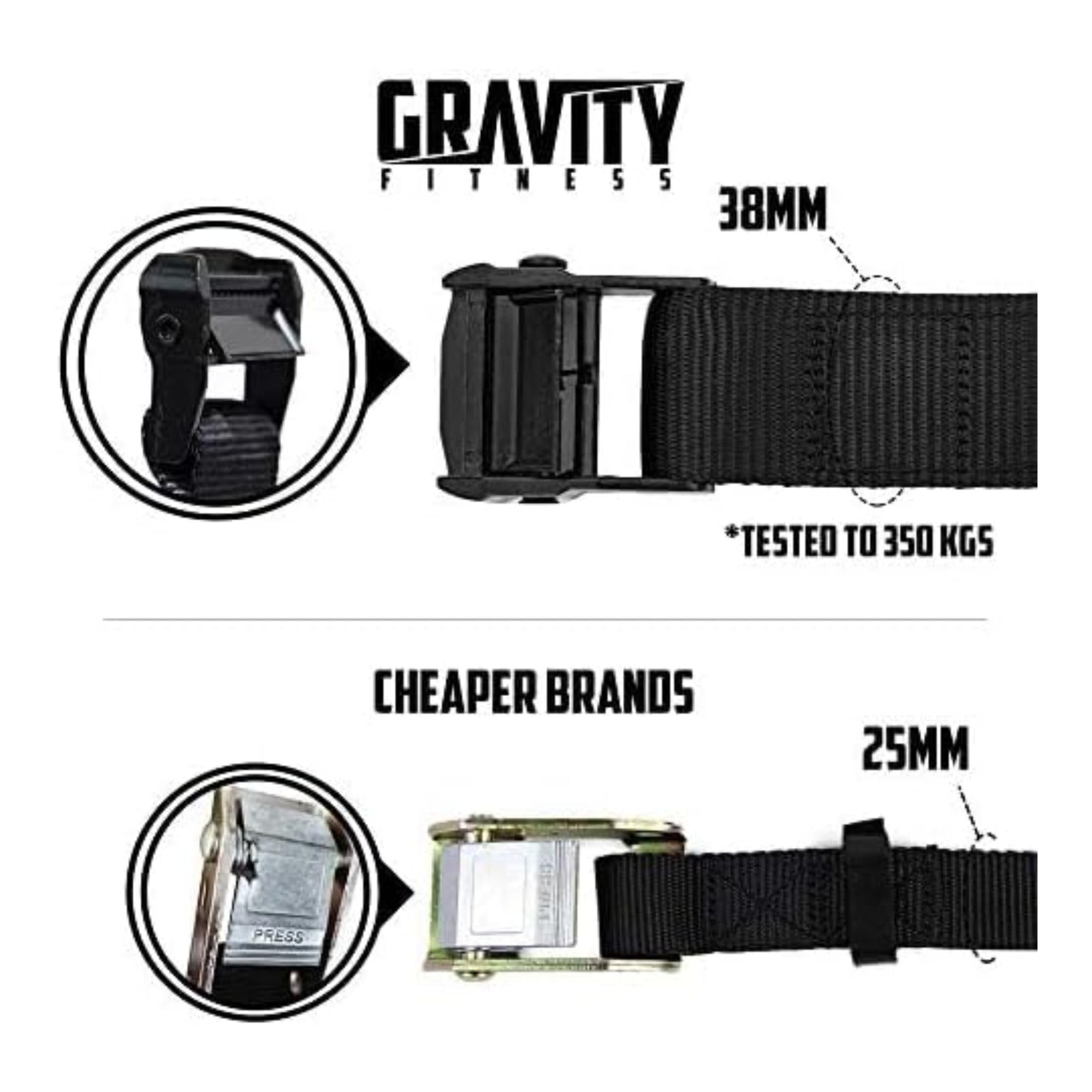 Gravity Fitness Anelli da Ginnastica in Legno