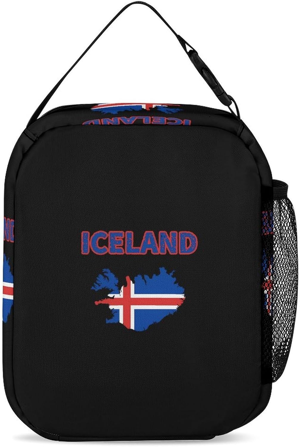 Iceland Flag Funny Backpack 3 Piece Set Daypack with Lunch Bag And Pencil Case for Outside Activities Travel image 5
