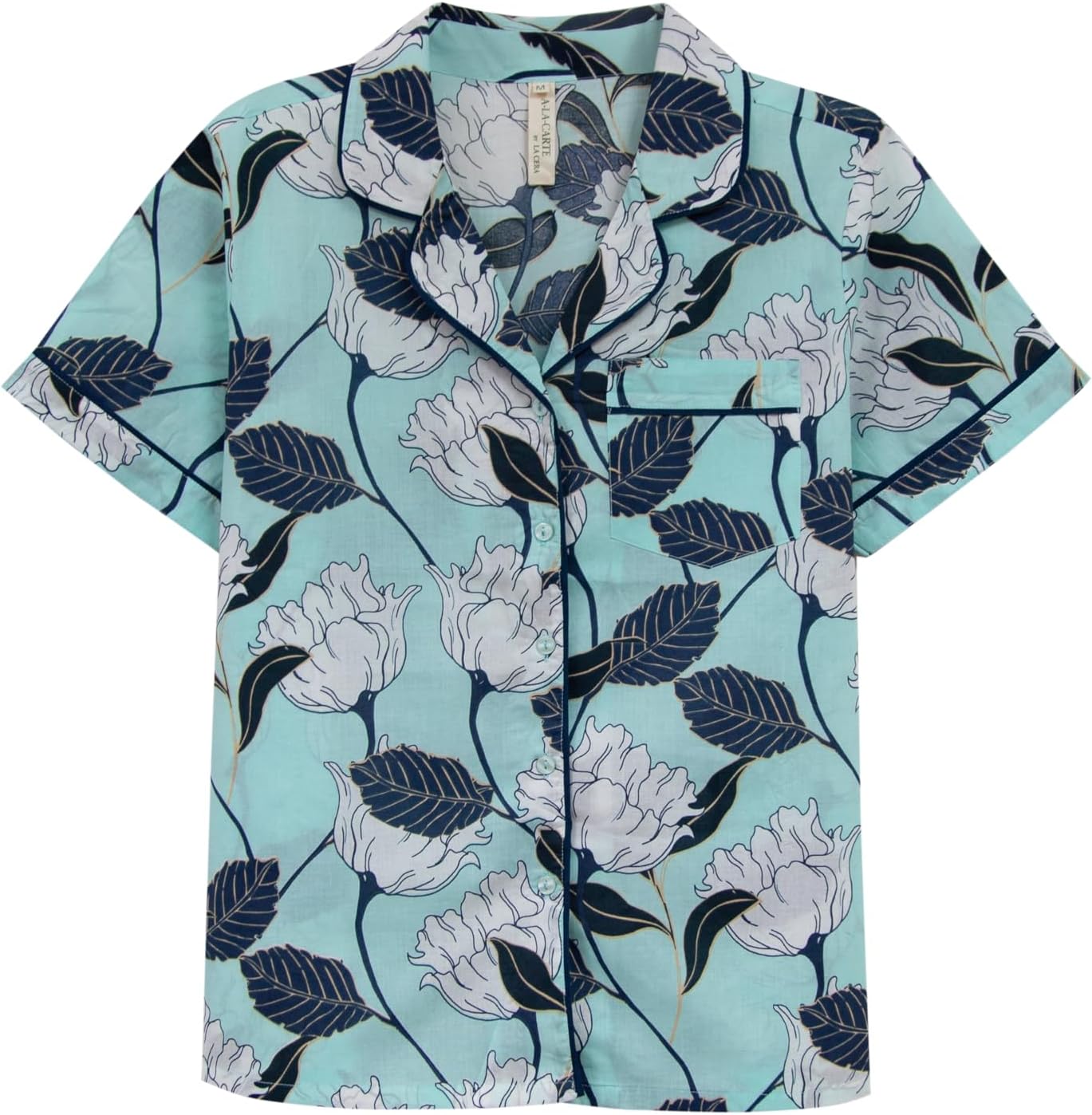 LA CERA Women's 100% Cotton Pajama Set - Image 4