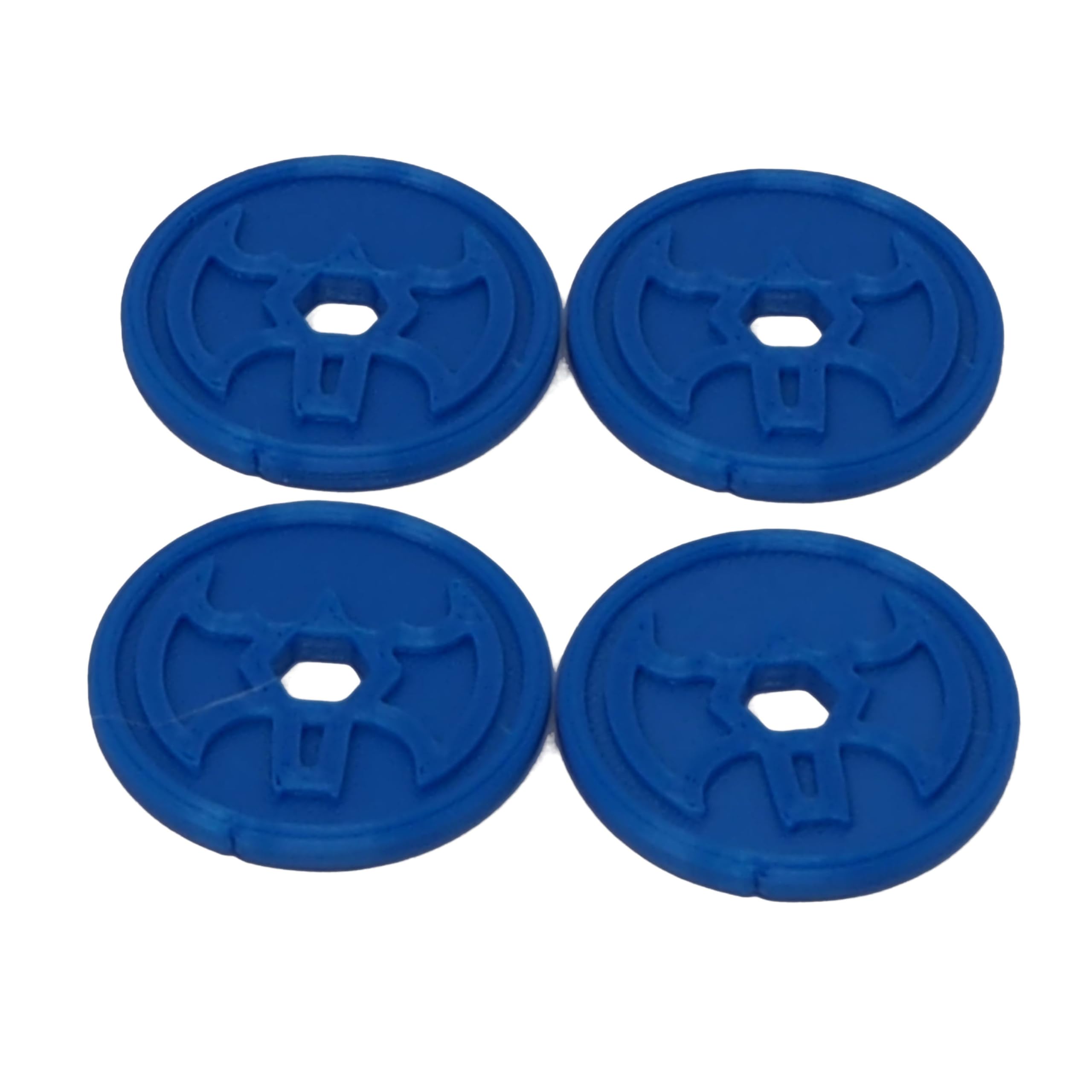 eTech4Us Set of 4 Blue Replacement Disc Part for Imaginext Batbot Bat-Tech
