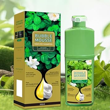 Foam Hair Dye, 500ml Long Lasting Plant Baseds Foam Hair Dye