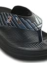 Liberty Leap7x NITWALK-1 Casual Flip Flop for Men With Rubber Sole | Lightweight and Comfortable PU Outsole | Durable and Cushioned Footbed Stylish Home Footwear (Black 40EU) gallery image