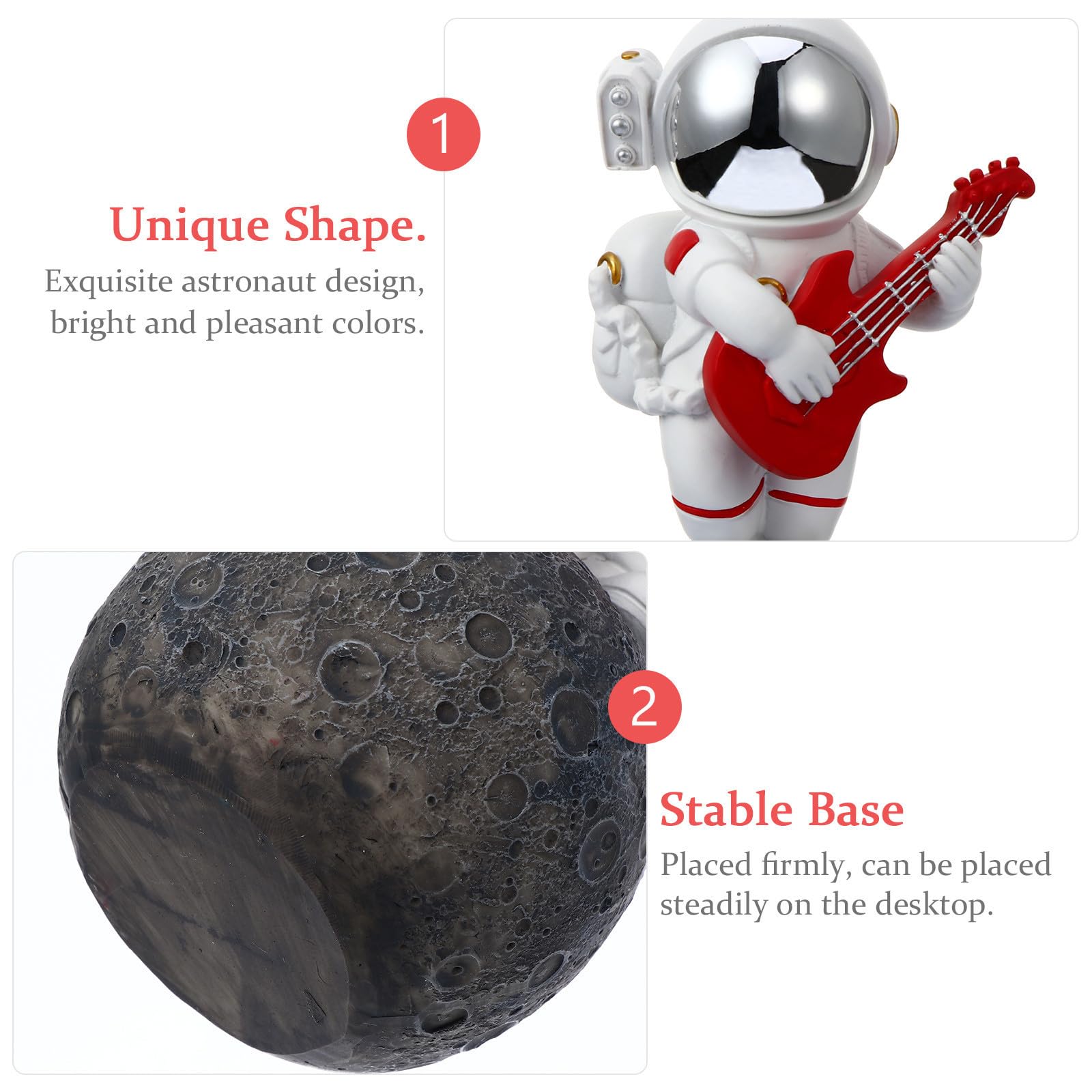 Adorno Astronauta de Resina para Escritorio, Decoración Interior Exterior