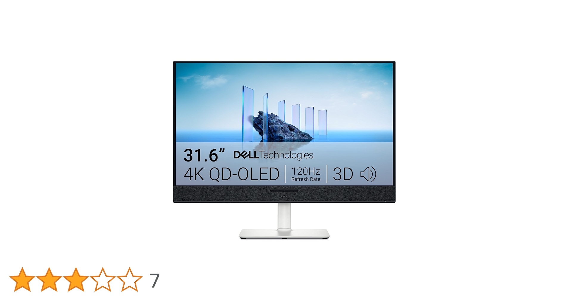 Dell 32 Plus Monitor - S3225QC, 4K UHD (3840x2160), 120Hz, QD OLED
