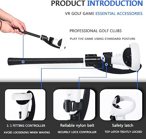 Miniatura 2 de Vr Golf Club for Oculus Quest 2,Oculus Quest 2 Golf Club Adapter,quest2 Golf Club Attachment,Golf Club Controller,Designed for VR Golf,Experience