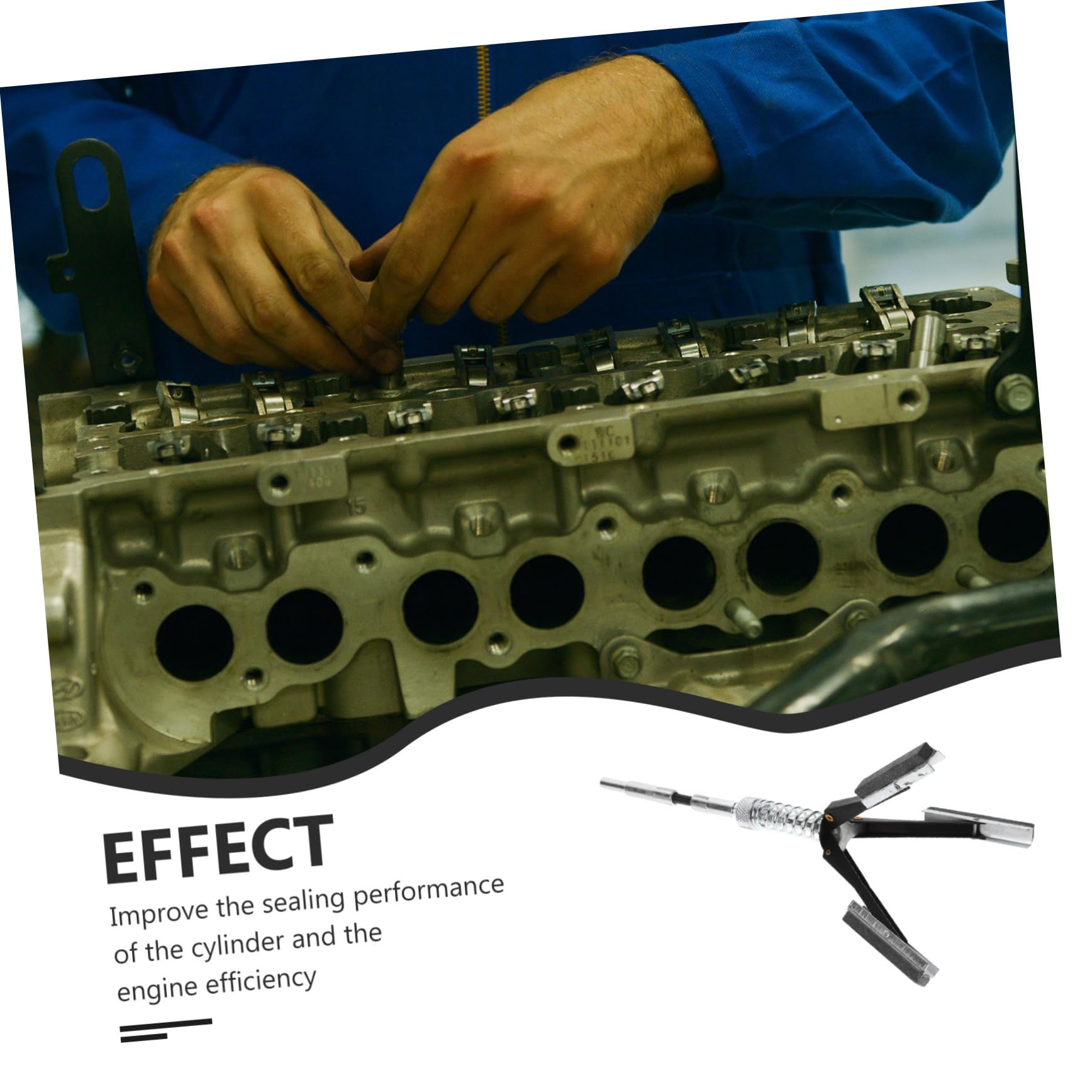 MUCKLILY Cylinder Hone Replacement Deglazer Honing Tool for Cylinder Auto Mechanic Essential