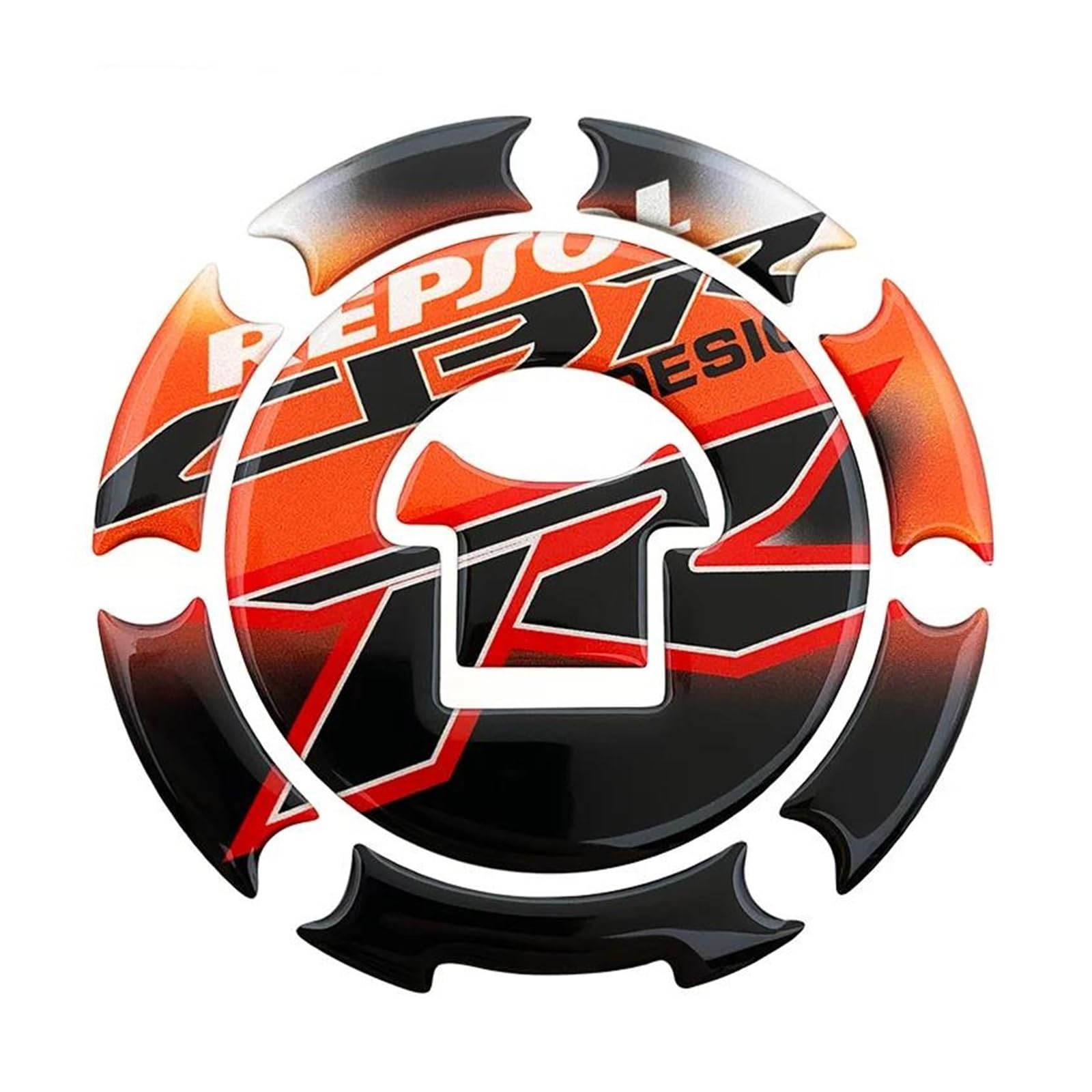 for CBR CBR650R CBR500R CBR400R CBR250R CBR1000RR CBR300R CBR600R 3D Fuel Tank Pad Stickers Decals FuelTank Cap