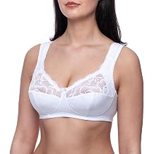 Cotton Wireless Bra No Underwire Full Coverage Plus Size Sleep Minimizer