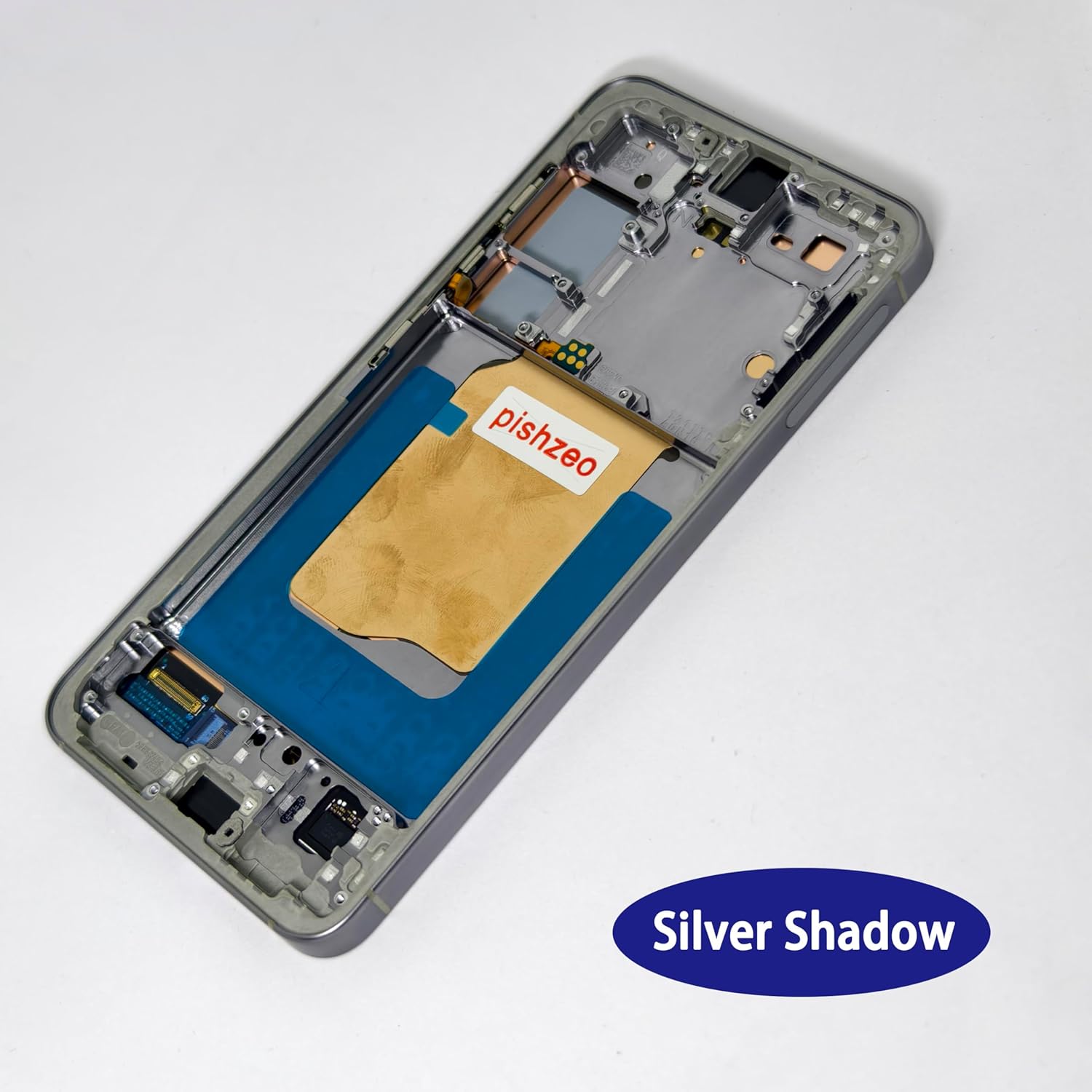 OEM 6.2 inch Super Amoled Digitizer for Samsung Galaxy S25 5G Screen Replacement SM-S931U U1 Touch Display, Full HD Digitizer Assembl US Version with Silver Shadow Frame(with Ultrasonic Fingerprint)
