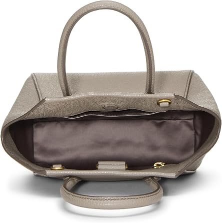 Pre-loved Grey Calfskin Convertible Handbag Small, Grey