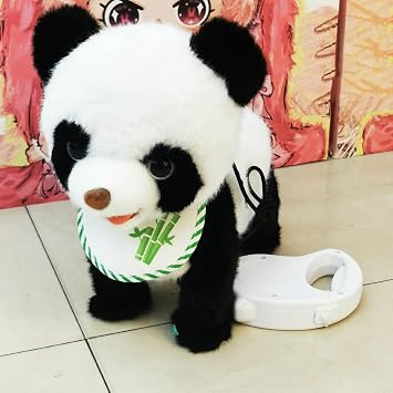 Easy Operations Robotic Pet Toy Responsive Tail and Head Movements USB Powered Not App Need for Family Fun USB Rechargeable
