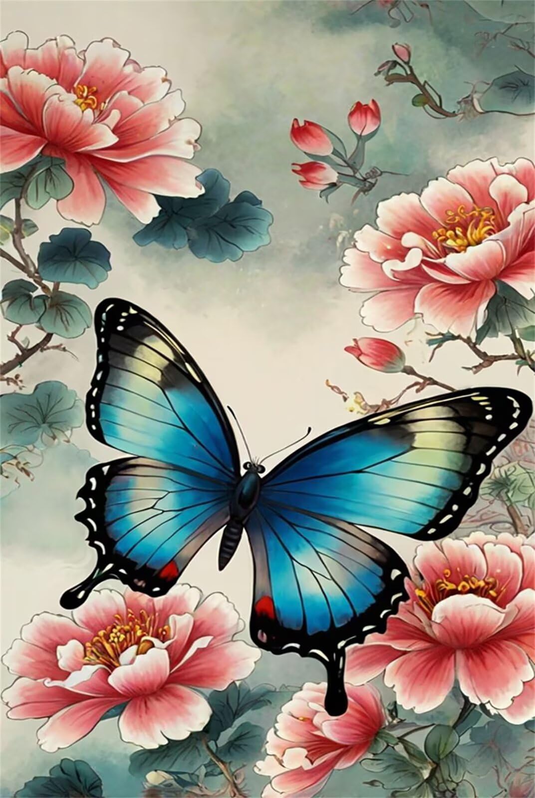 Puzzle 2000 Pezzi Fiori Farfalle Puzzle Classici, Giochi Rilassamento e Intelligence, Puzzles Impossible, Idea Regalo Uomo e Donna
