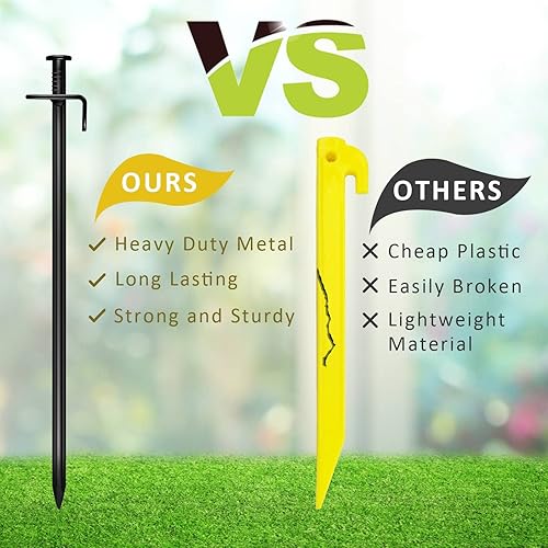 Miniatura 3 de FCENDS Kits de estacas para árboles kits de estacas y soporte para árboles jóvenes contra el mal tiempo incluye 6 correas de árbol de 158 pulgadas 6