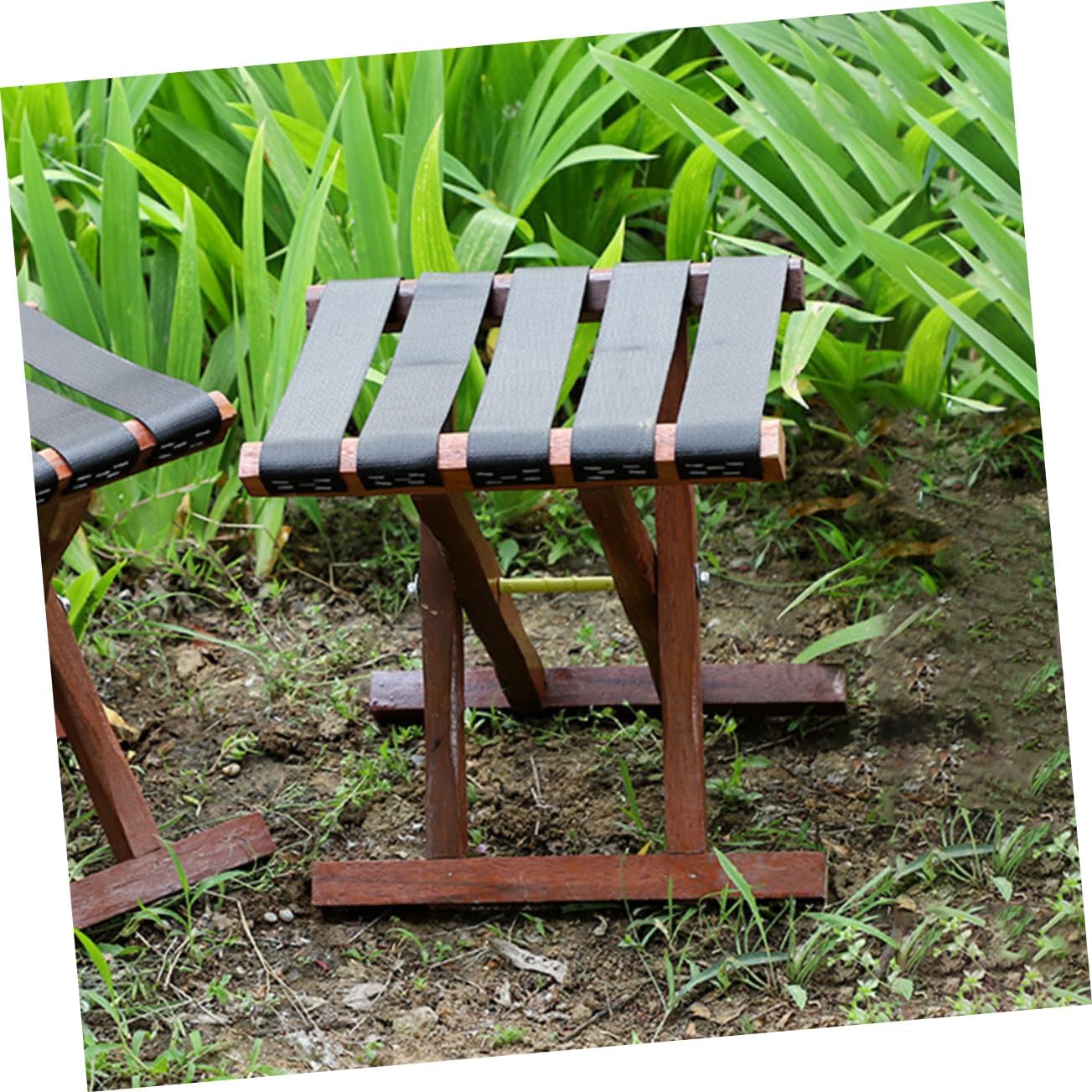 BESPORTBLE Camping Stool Portable Folding Stool Lightweight Bench Seat Cushion Garden