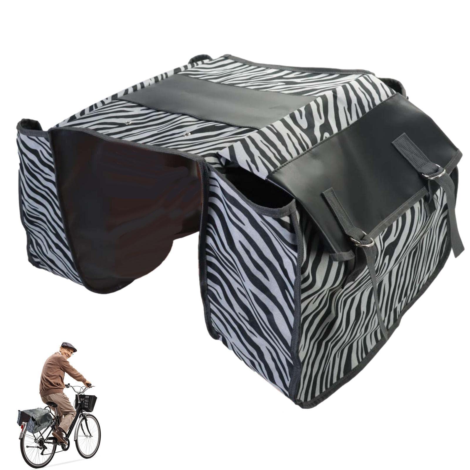 Fahrradtaschen - Doppelpack Fahrrad Gepäckträgertasche