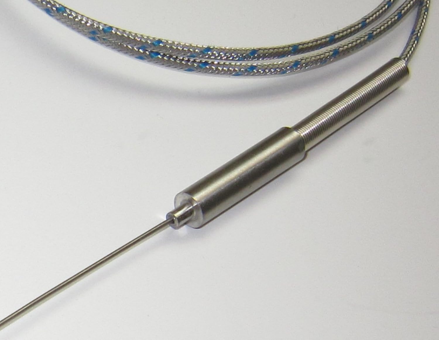 Flexible Ultra Thin Stainless Steel K-Type Thermocouple Sensor Probe 1mm 0.039 inch Diameter SSP-1-150