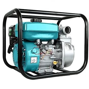 エンジンポンプ4サイクル　新品 エンジンポンプ 4サイクル 80mm 4ストローク 196cc 全揚程32m