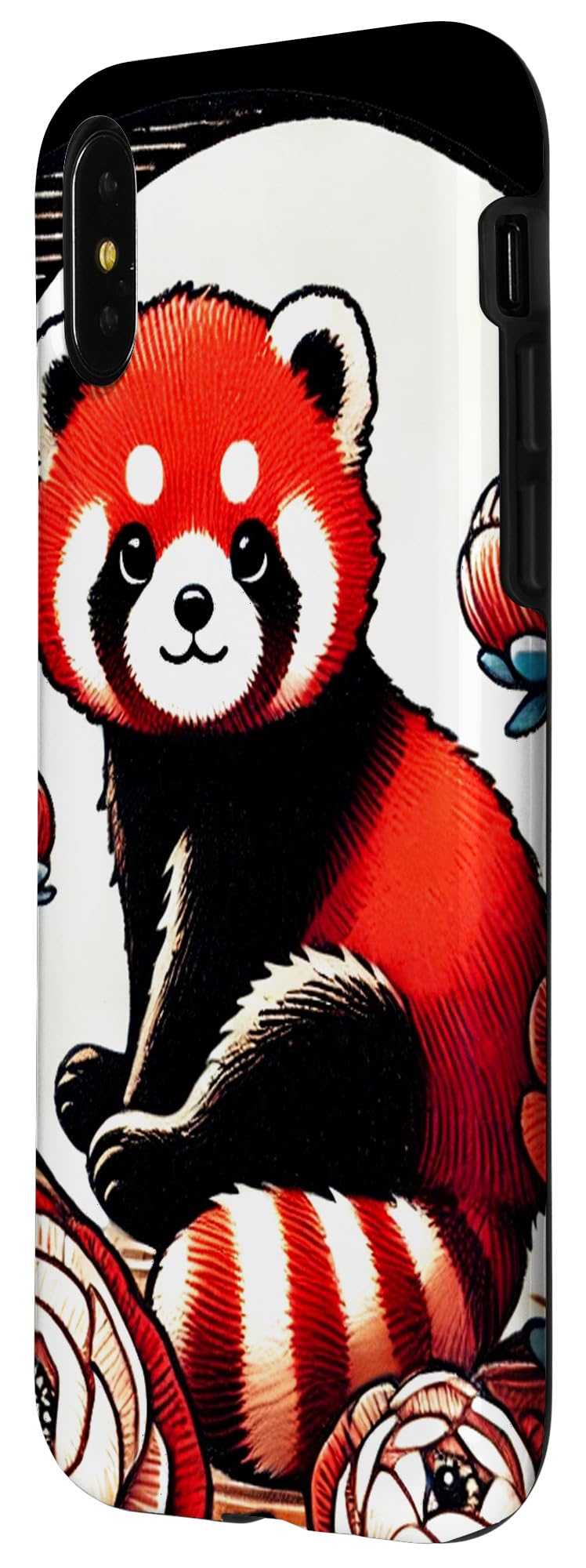 iPhone X/XS Red Panda Illustration Red Pandas design Case - Image 2