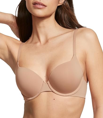 Victoria's Secret Women's Full Coverage Push Up Bra, Bras for Women (32A-38DDD) - 36C - Beige