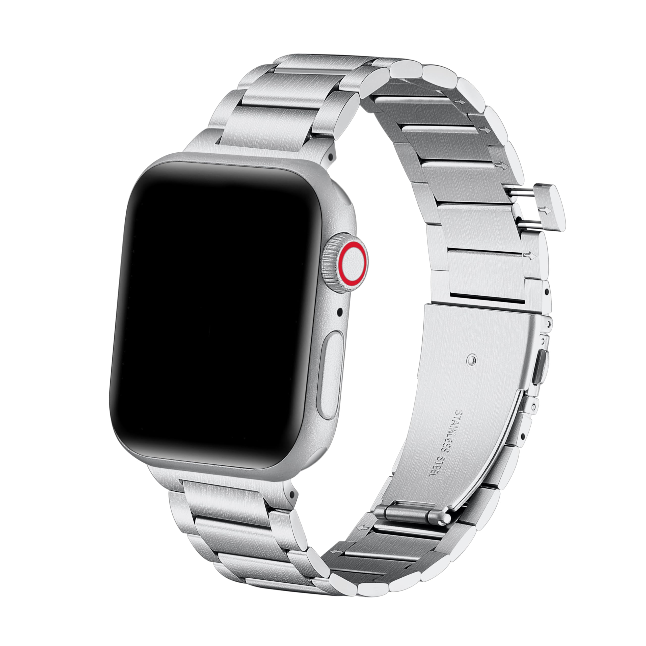 Libra Gemini Bracelet de rechange en acier inoxydable compatible avec Apple Watch 49 mm, 46 mm, 45 mm, 44 mm, iWatch Series 9/8/7/6/5/4/3/2/1 Ultra SE