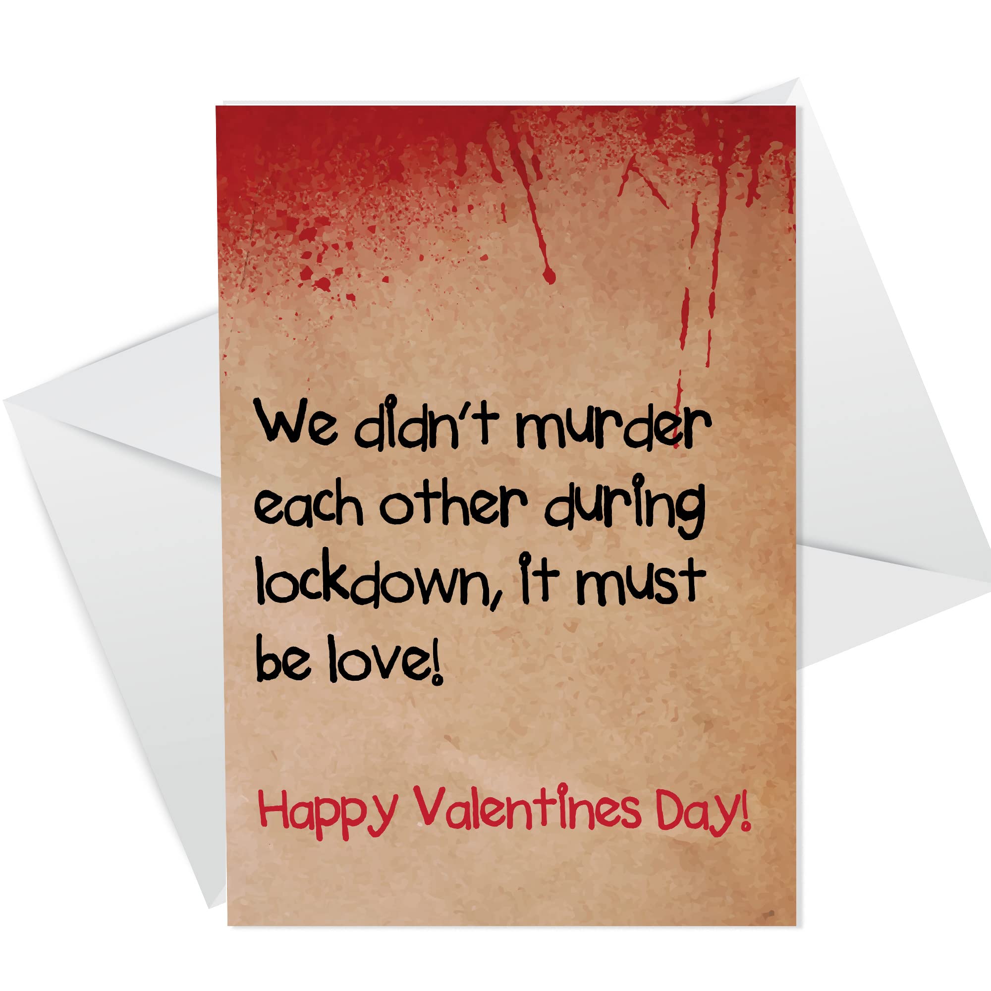 Valentines Day Lockdown Card For Boyfriend Husband Wife Girlfriend Him Her