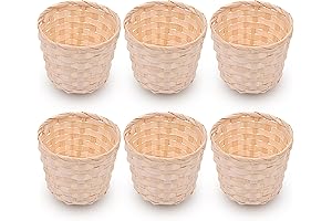 6PCS Small Baskets for Crafts: Elevate Your Creations with Charm