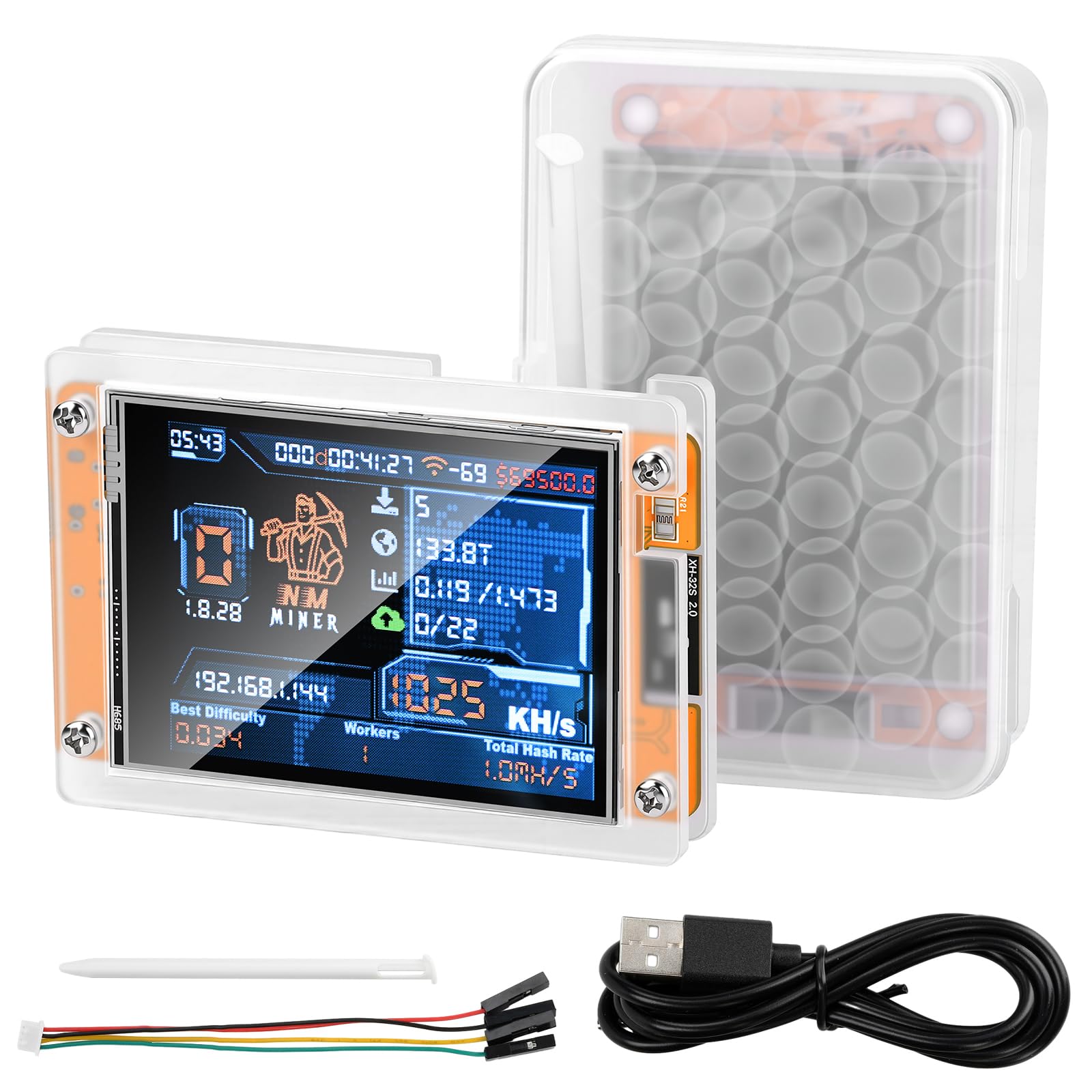 Amazon.com: Bitcoin Miner NerdMiner V2 ESP32 Development Board 2.8