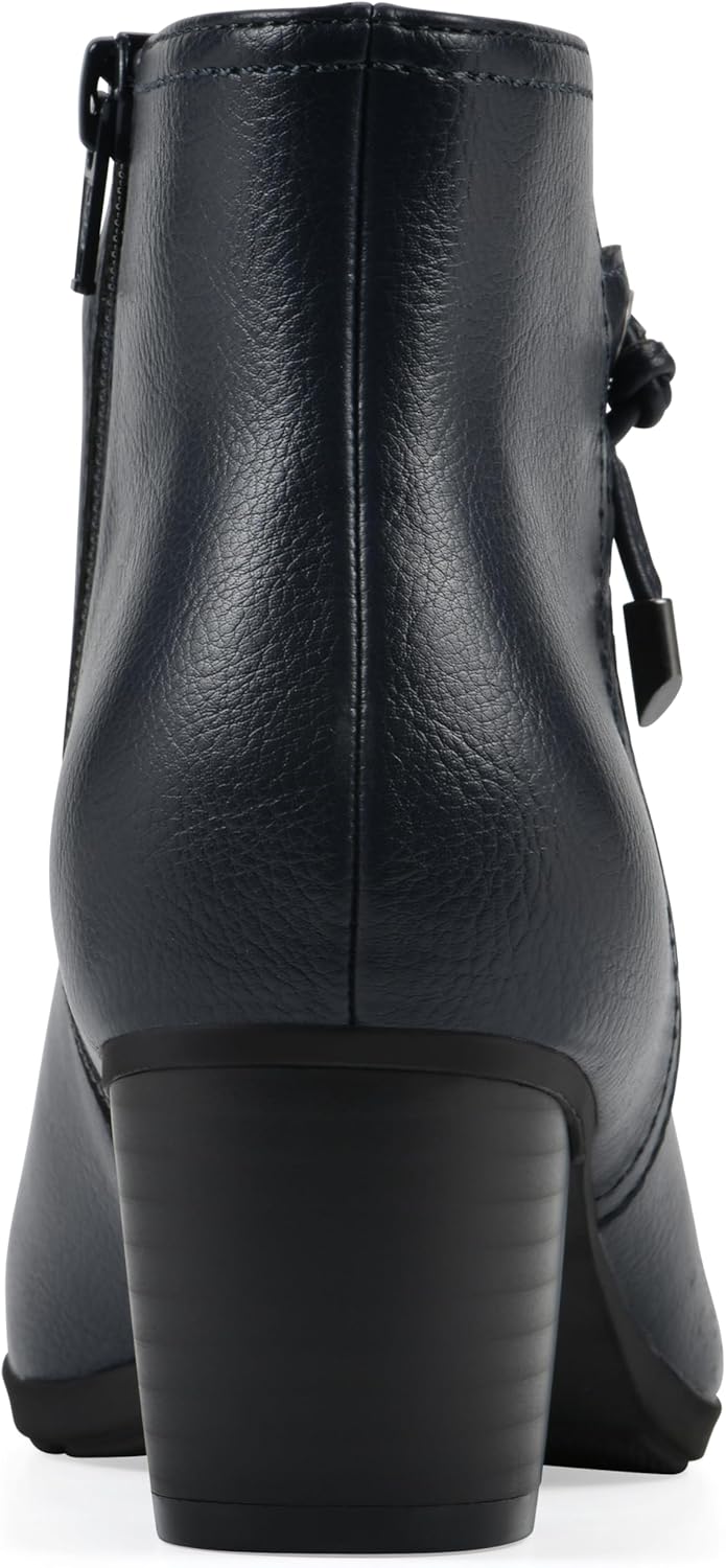 Cliffs by White Mountain Women's Angelo Cushioned Block Heel Ankle Shootie Boot