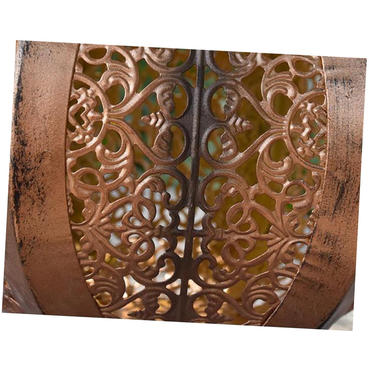 Didiseaon Lámpara LED para Exteriores Luz Solar para Jardín Linterna Colgante Hierro 30 Cm Iluminación Decorativa de Patio Terraza Jardín Energía Solar para Exteriores
