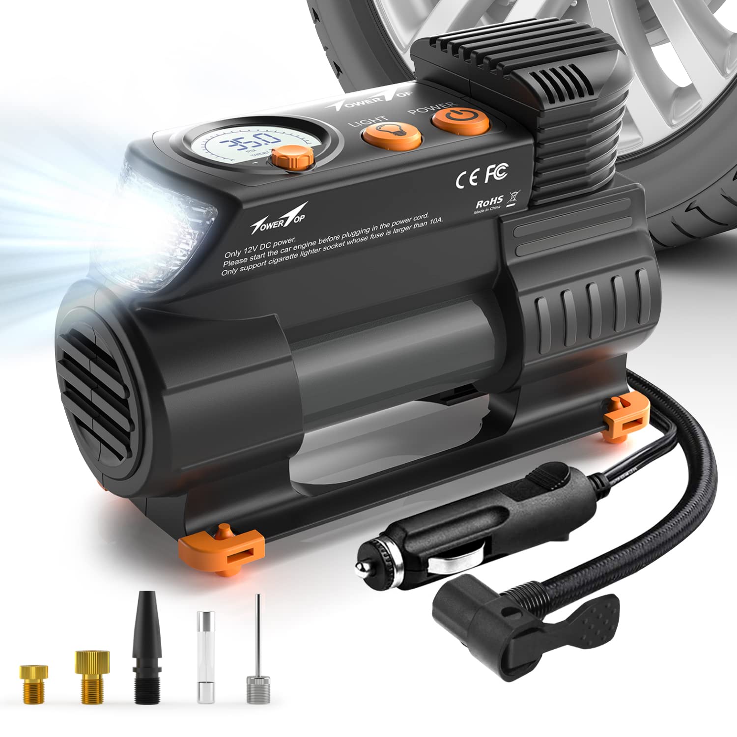 Air Compressor Tire Inflator 