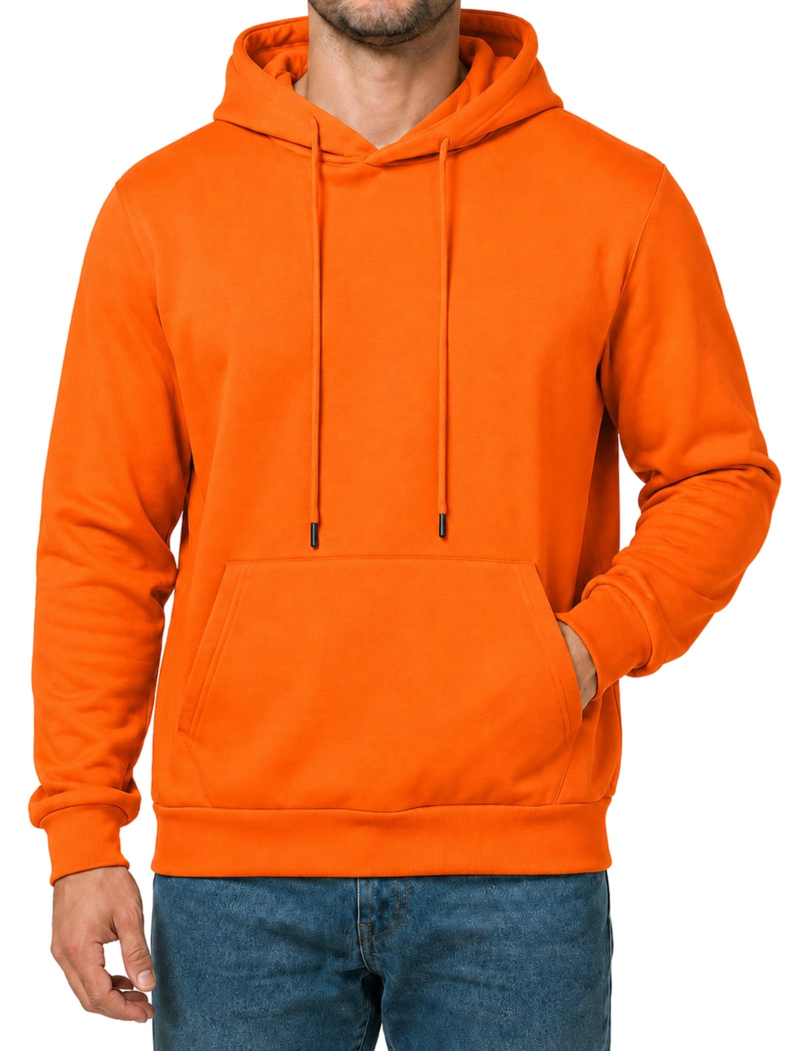 Asrlivp Men's Pullover Hoodie Fleece Hooded Sweatshirt | Fleece Lining, Drawstring Hood,…