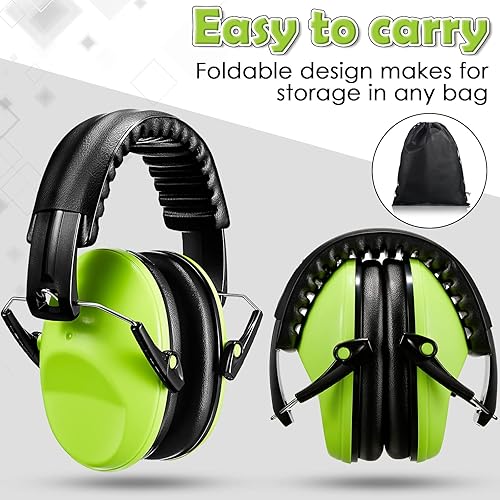 Miniatura 4 de Konohan Paquete de 3 auriculares con reducción de ruido para niños, orejeras de protección auditiva para autismo, niños pequeños, orejeras de 27 db