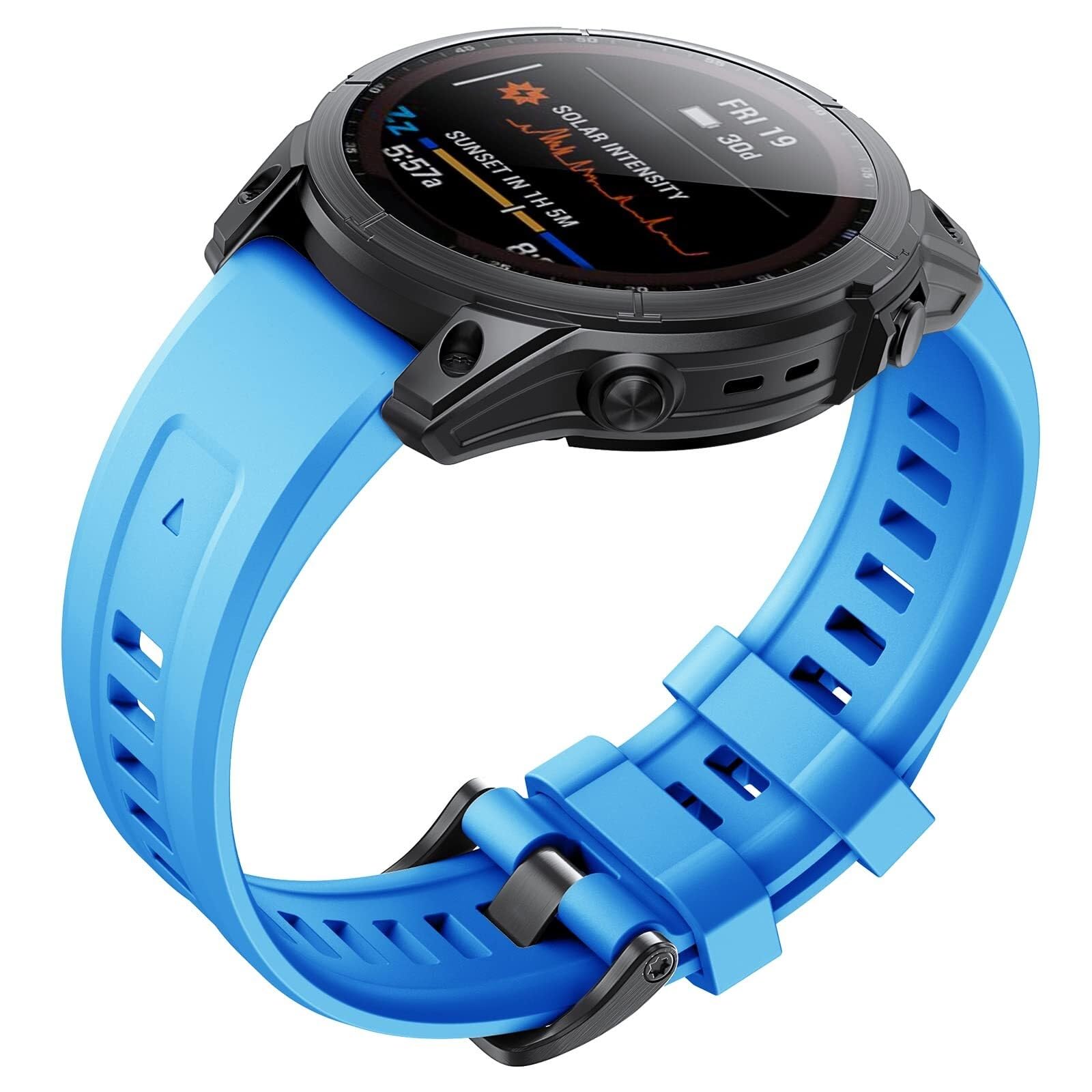 Pasek 22mm do zegarka Fenix ​​7/Fenix ​​6/Fenix ​​5 Quickfit Fenix ​​5 Plus silikonowy pasek na rękę Fenix ​​6 pro sportowy pasek do smartwatcha