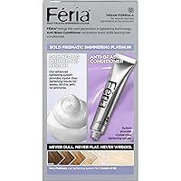 Vista 76 de L'Oreal Paris Feria Tinte permanente brillante multifacético, 721 Dusty Mauve, paquete de 1 10 negro azabache (negro más negro)