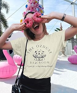 Musical Shirt Women Broadway Musical Tees Witch and Princess Changed for Good T Shirts The Ozdust Ballroom Short Sleeve Top