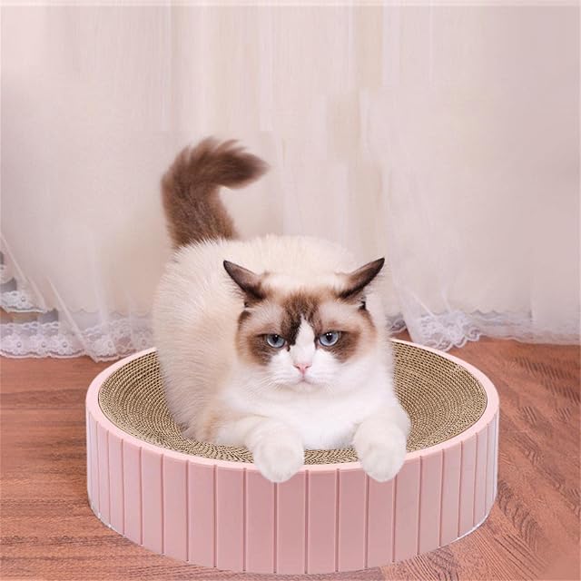 Foto 8 de 8 de Rascador para Gatos - Alfombrilla antiarañazos Ondulada para Cuna para Gatos