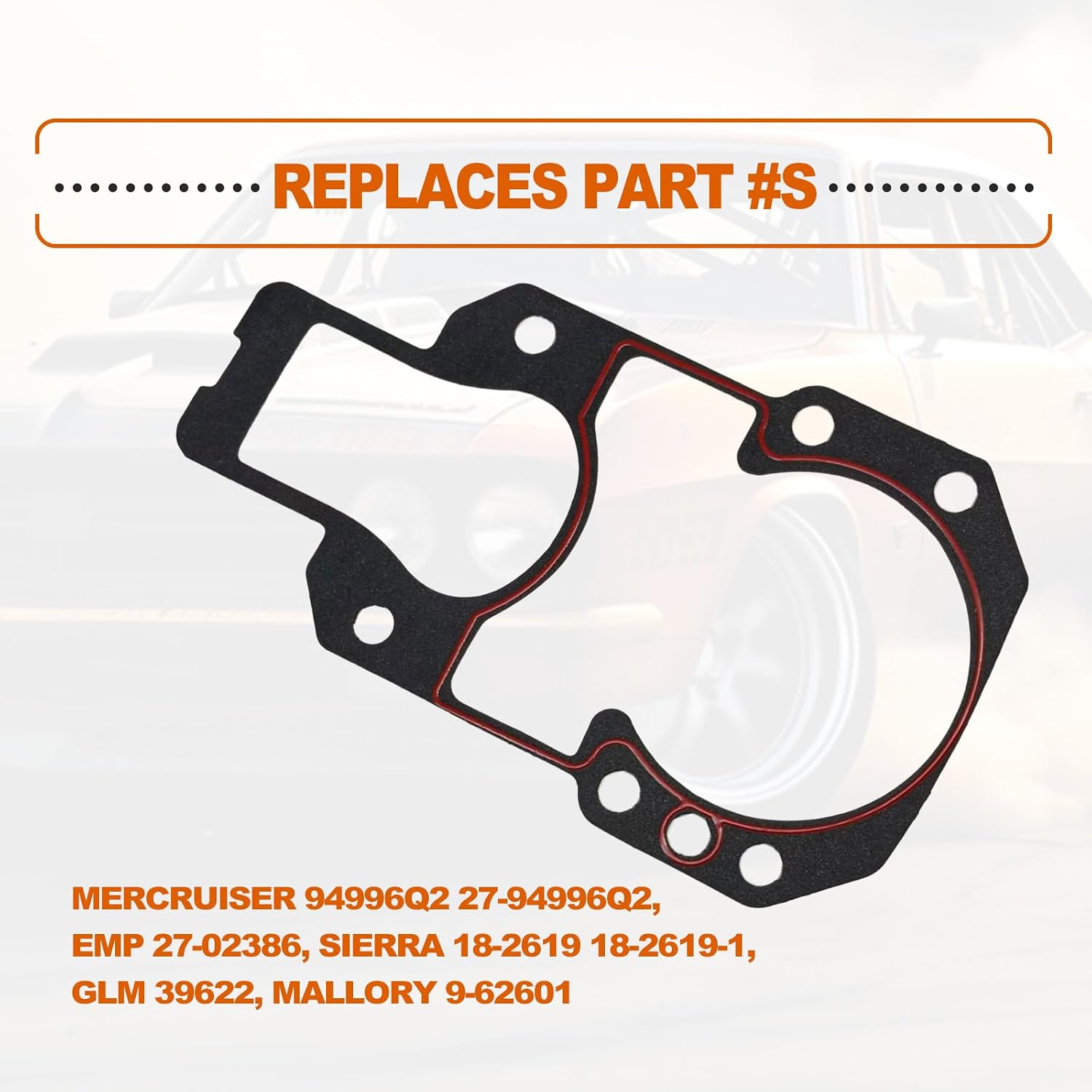 94996Q2 Gasket Set Kit Compatible with MerCruiser R MR and Alpha Gen I and II Drives Sierra18-2619 Outdrive Mounting Gasket Set Replaces OE# 94996Q2