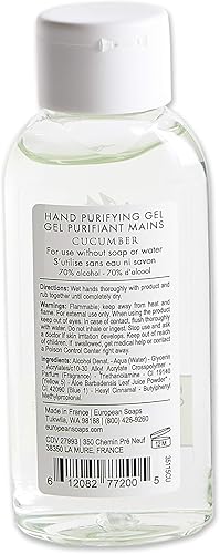 Miniatura 2 de Pre de Provence Gel desinfectante de manos avanzado a base de alcohol hidrata y suaviza las manos, 3.4 onzas líquidas, pepino
