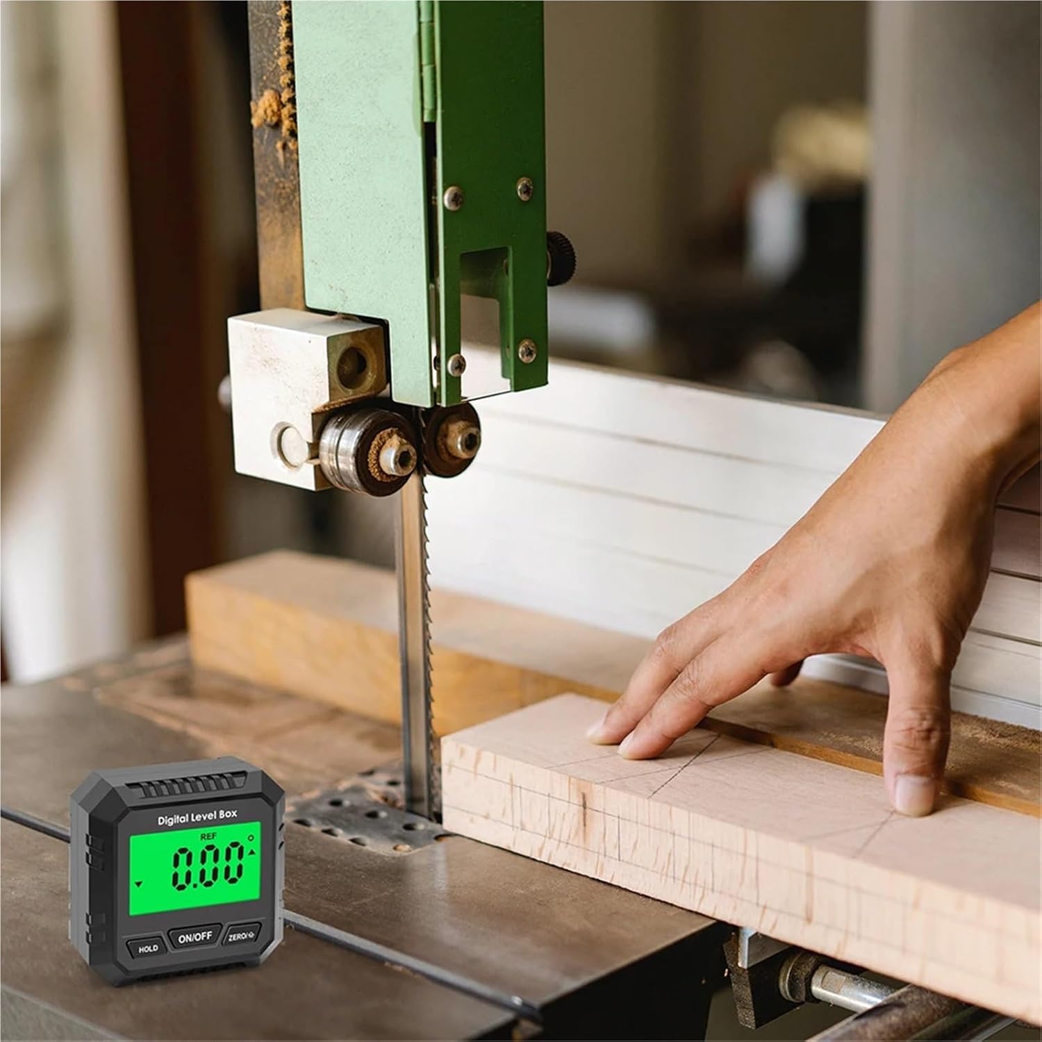 Digital Angle Finder, Digital Angle Finder Level Box Protractor Bevel Ruler Gauge Inclinometer With Magnetic Based Backlight,Angle Finder(Black-with-spray)
