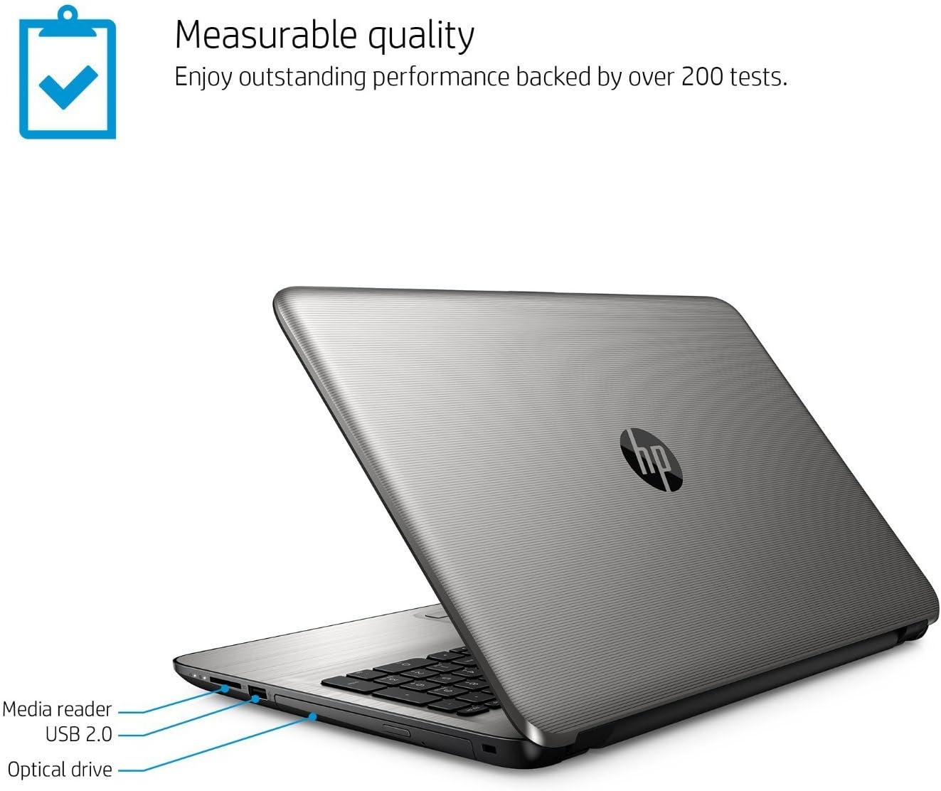HP 15-ay013nr 15.6" Full-HD Laptop (6th Generation Core i5, 8GB RAM, 128GB SSD) with Windows 10