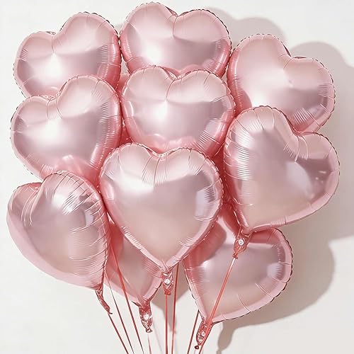 Miniatura 7 de 10 globos de papel de aluminio verde oliva en forma de corazón de 18 pulgadas, corazón verde retro para baby shower, boda, decoraciones de San 18