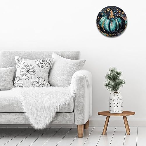 Miniatura 3 de Clocks - Reloj de pared decorativo con diseño de calabaza y lunares para habitación de Halloween, funciona con pilas, de cuarzo, silencioso,