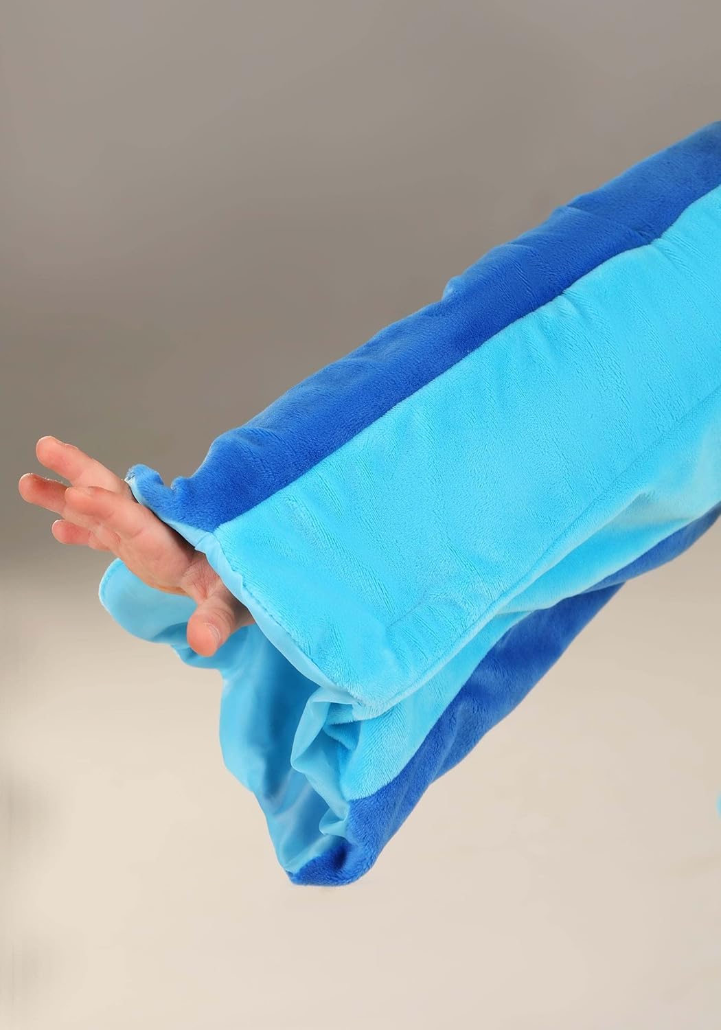 Disney The Little Mermaid Flounder Toddler Halloween Costume | Flounder Fish Jumpsuit Halloween with Hood & Tail - Image 5