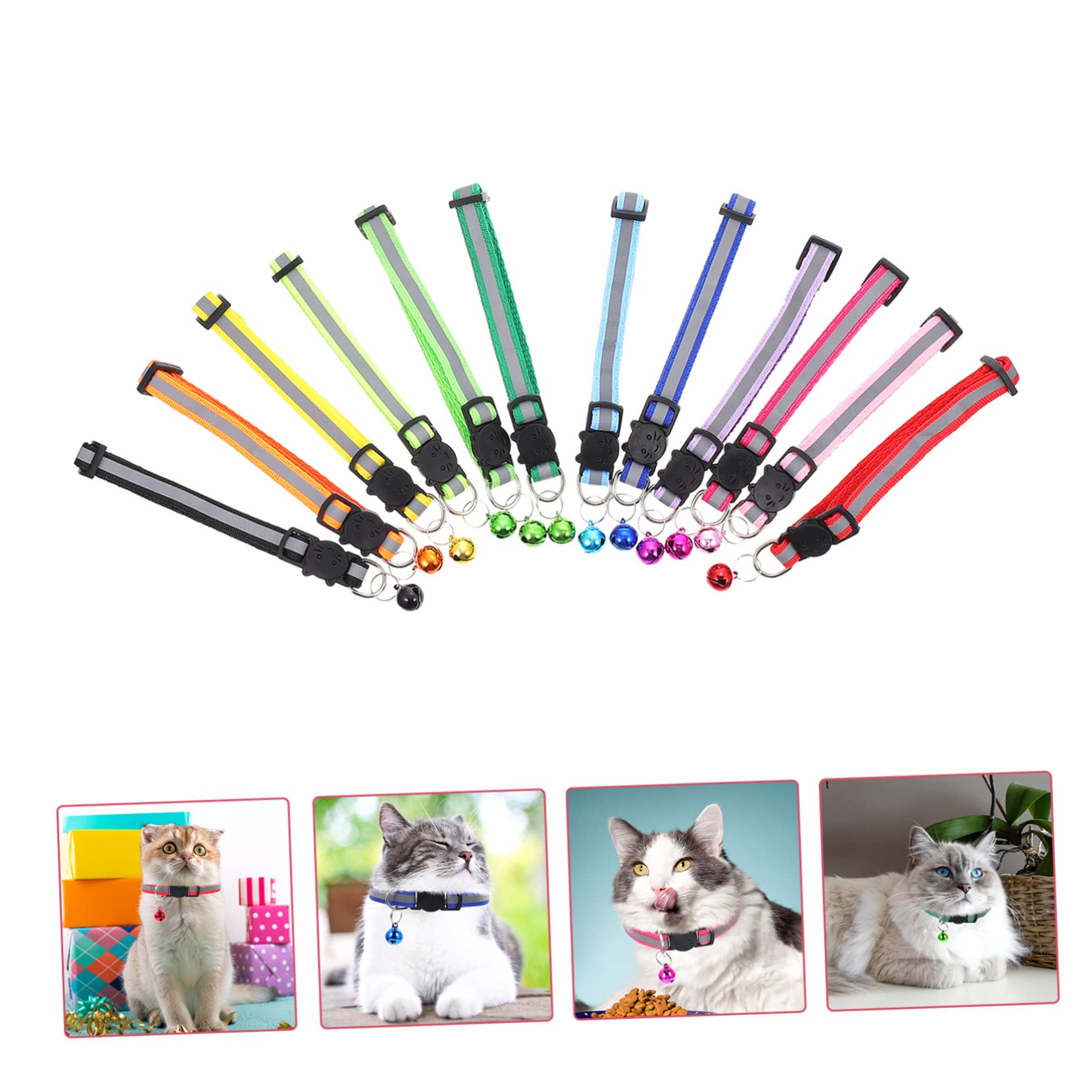 POPETPOP Kleines Welpenhalsband 36 Stück nhalsbänder Für Urlaubsn Individuelles Zubehör nglocken-Halskette n-Bowknot Kleine Hundehalsbänder Welpenhalsbänder Schleifen-Haargummis