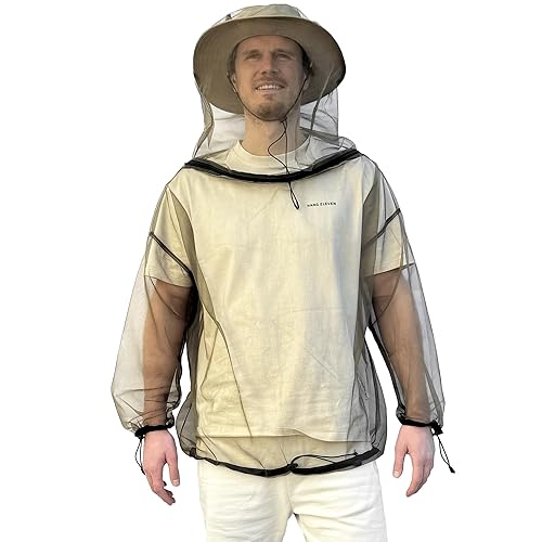 Universal Backpackers Mosquito Net Jacket for Mosquitoes & Bug Protection