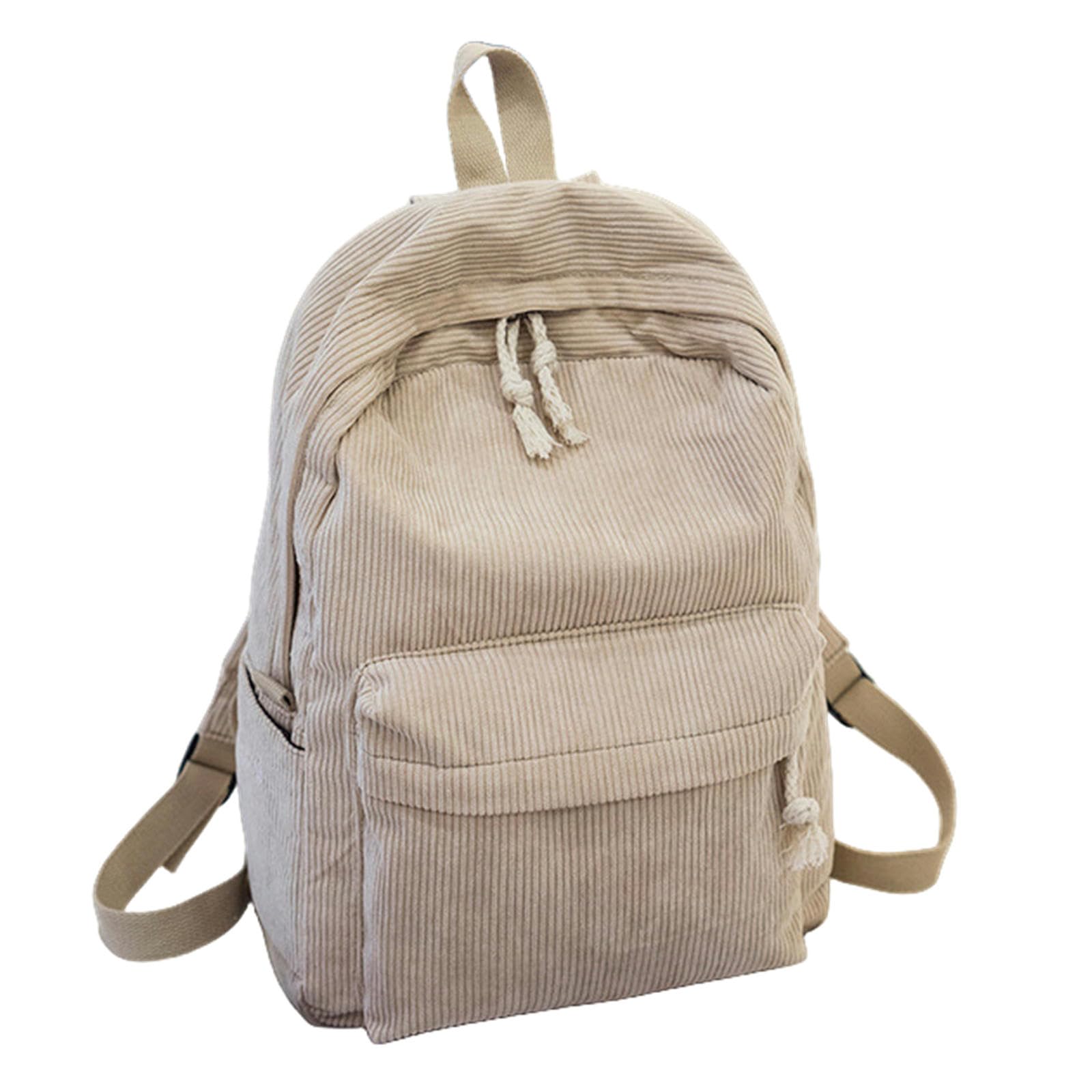 TEideaRucksack Cord -Schultaschen Im Harajuku -Stil Für Frauen: Stilvolle Und Funktionale Rucksäcke Für Schüler Der High School Und College