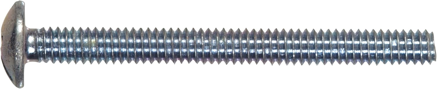 The Hillman Group 111877 1 1 1 1/4-20 x 3-Inch Truss Combo Head Machine Screw, 100-Pack , zinc