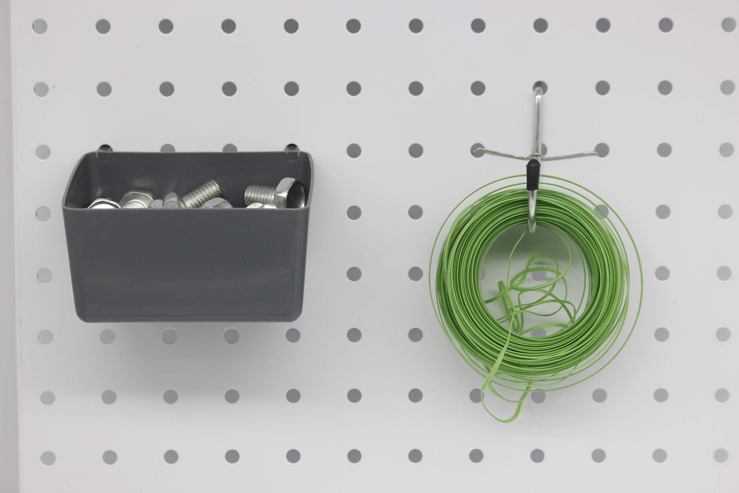 NAVSEEK Assortment with Metal Hooks Sets, Pegboard Bins, Peg Locks for