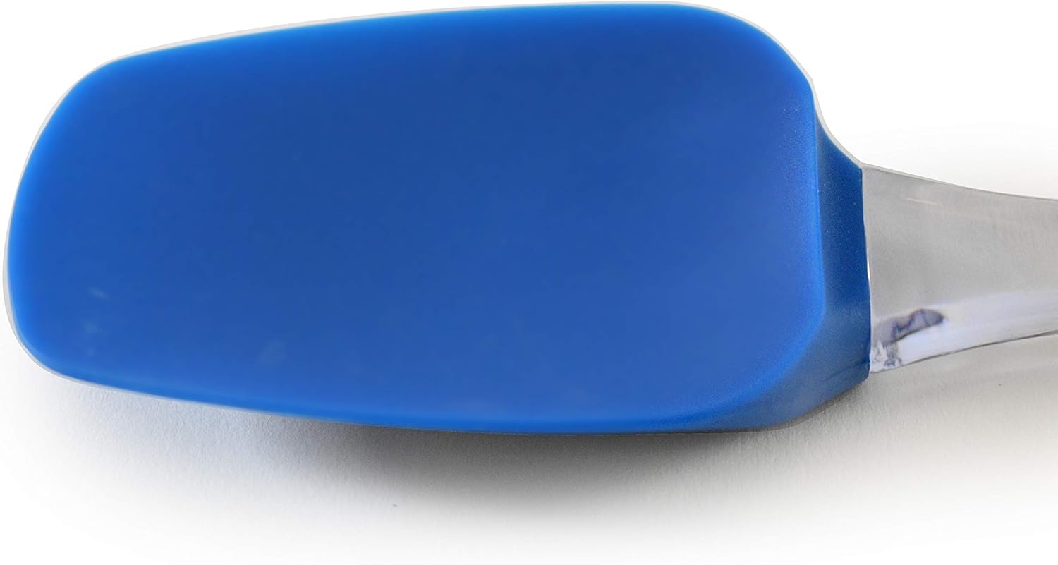 Norpro Silicone Scoop Spatula, Blue, One Size, As Shown
