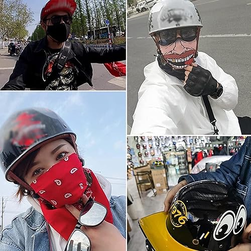 Miniatura 7 de Casco retro de motocicleta para adultos, medio casco para hombres y mujeres, aprobado por DOT, gorra de béisbol para motocicleta, scooter, crucero,